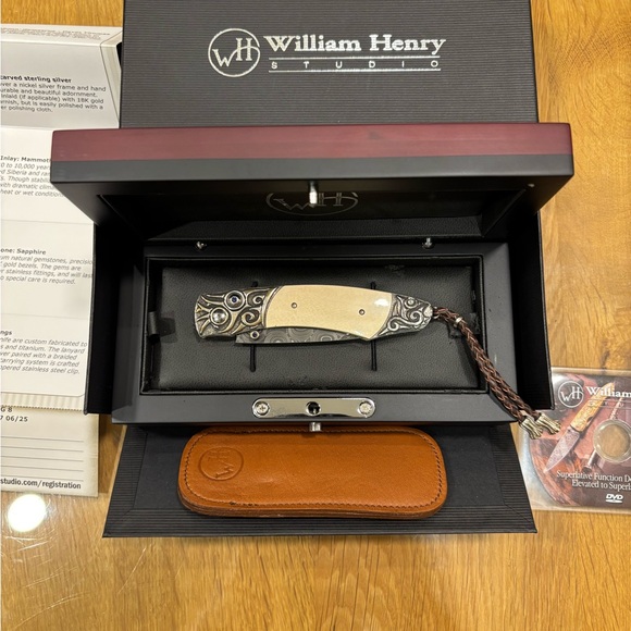 Other - NWT~William Henry~ B12 AG8          ~ limited edition   Pocket Knife